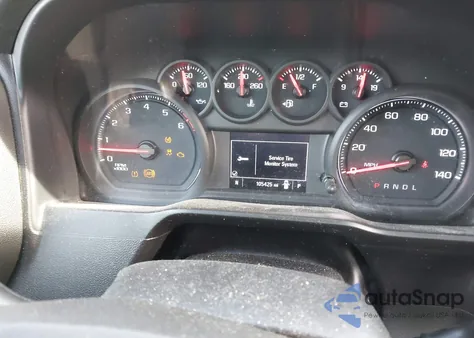 2019 Chevrolet Silverado 1500 Custom из США, поврежденный, VIN 1GCRWBEFXKZ212627